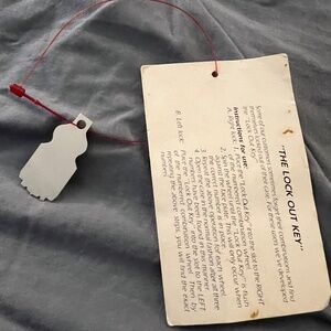 Attache lock out key